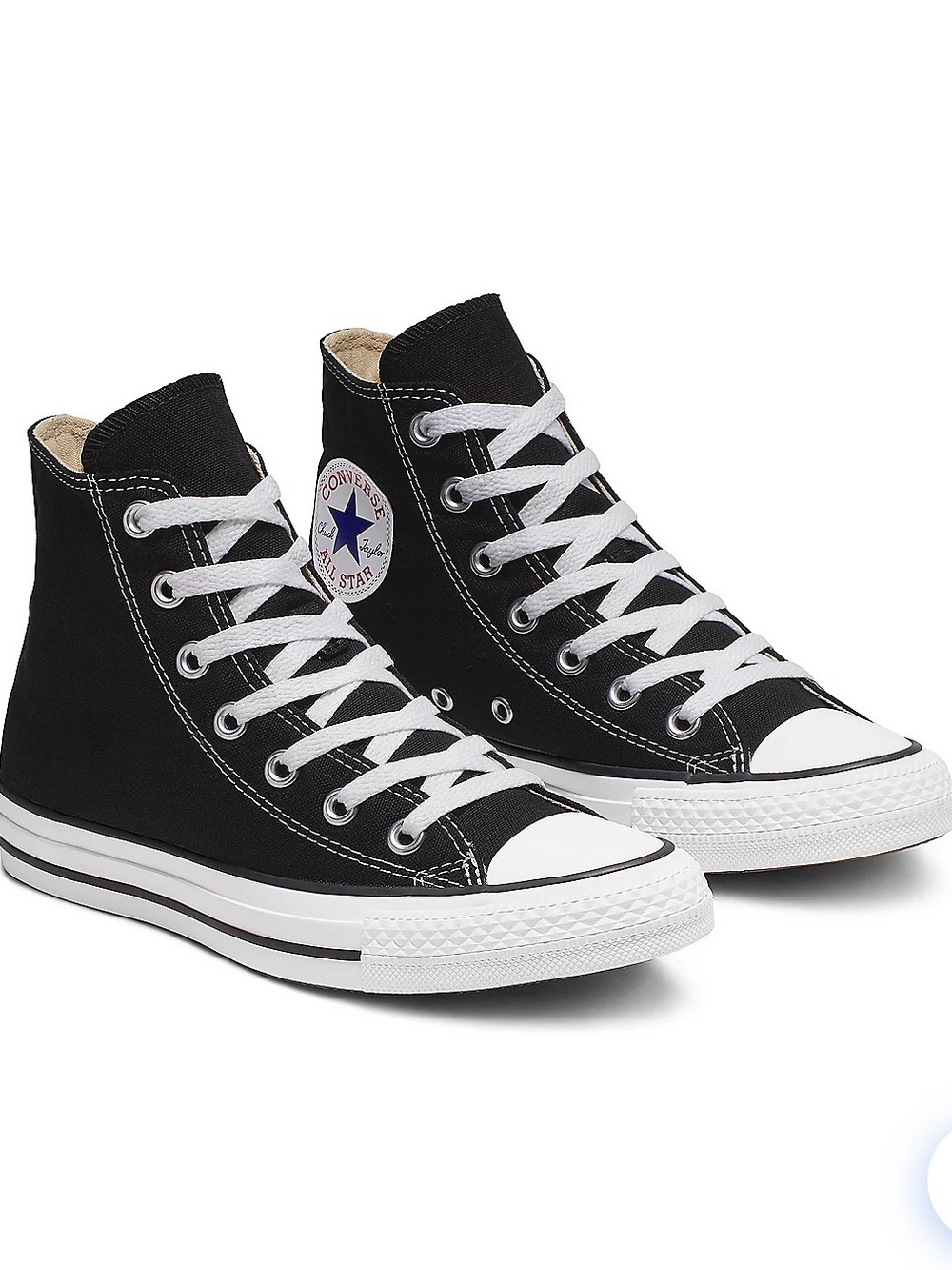 Converse Black and White High Top Sneakers